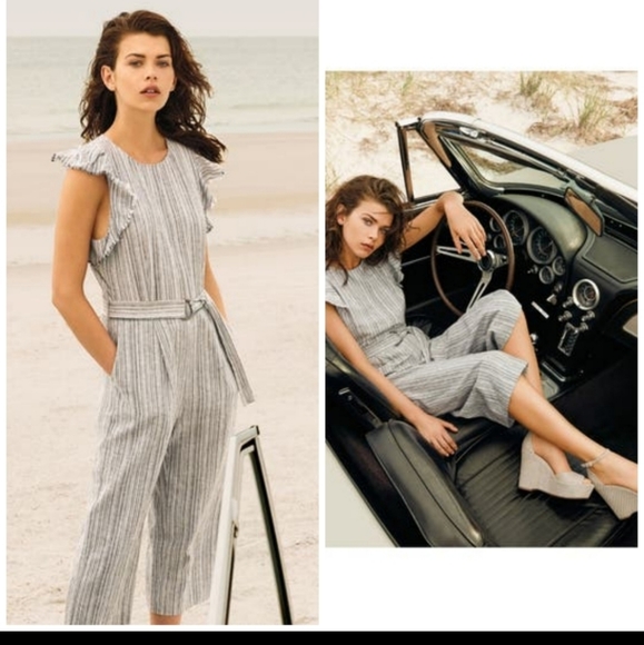 Vince Camuto Pants - Vince Camuto ruffled sleeve jumpsuit